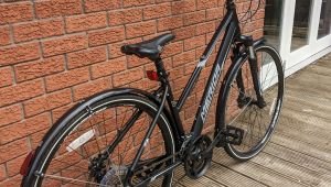 Merida Crossway 20-D Womens Matt Black 2018 Hybrid Bike