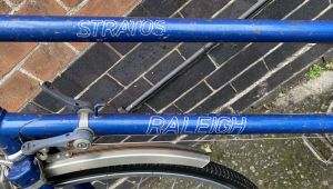 80s Vintage Raleigh Stratos Blue Women's Bike 59