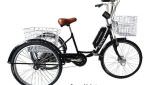 Adults electric folding tricycle - 6-speed shimano gears