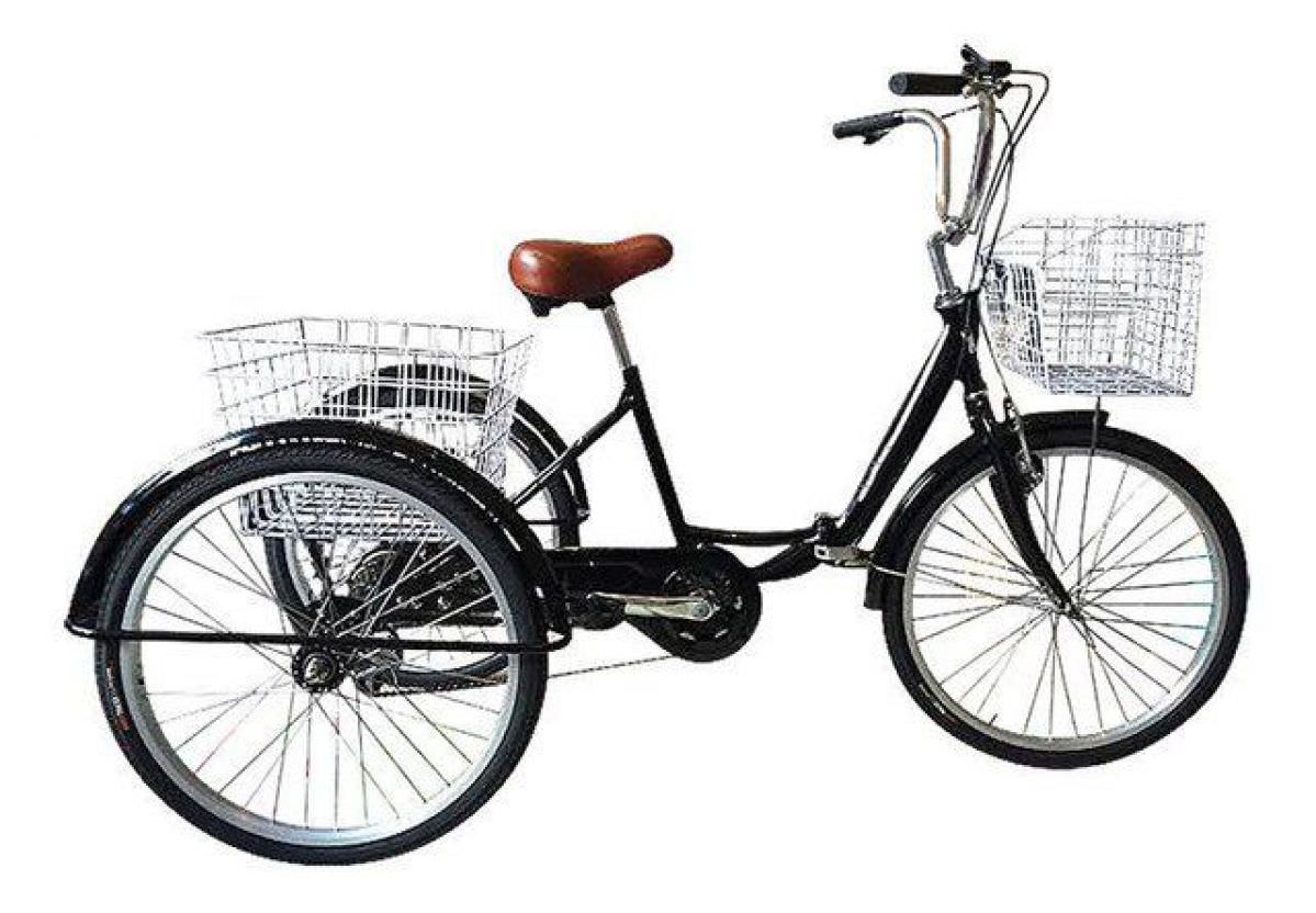 Adult tricycle 24" wheels, folding, 6-gears, BRAND NEW