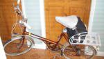 vintage ladys bike with carrier ,genuine ,raleigh 3 gears,