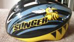 Halfords Black/Yellow Wasp Stinger Bike Helmet, 50-55cm