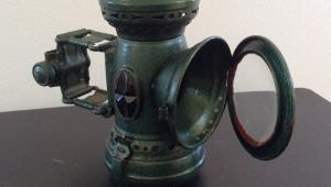 Vintage oil/parafin bycicle lamp