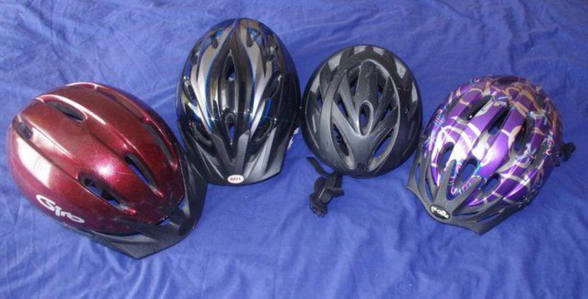 4 Cycling Helmets.