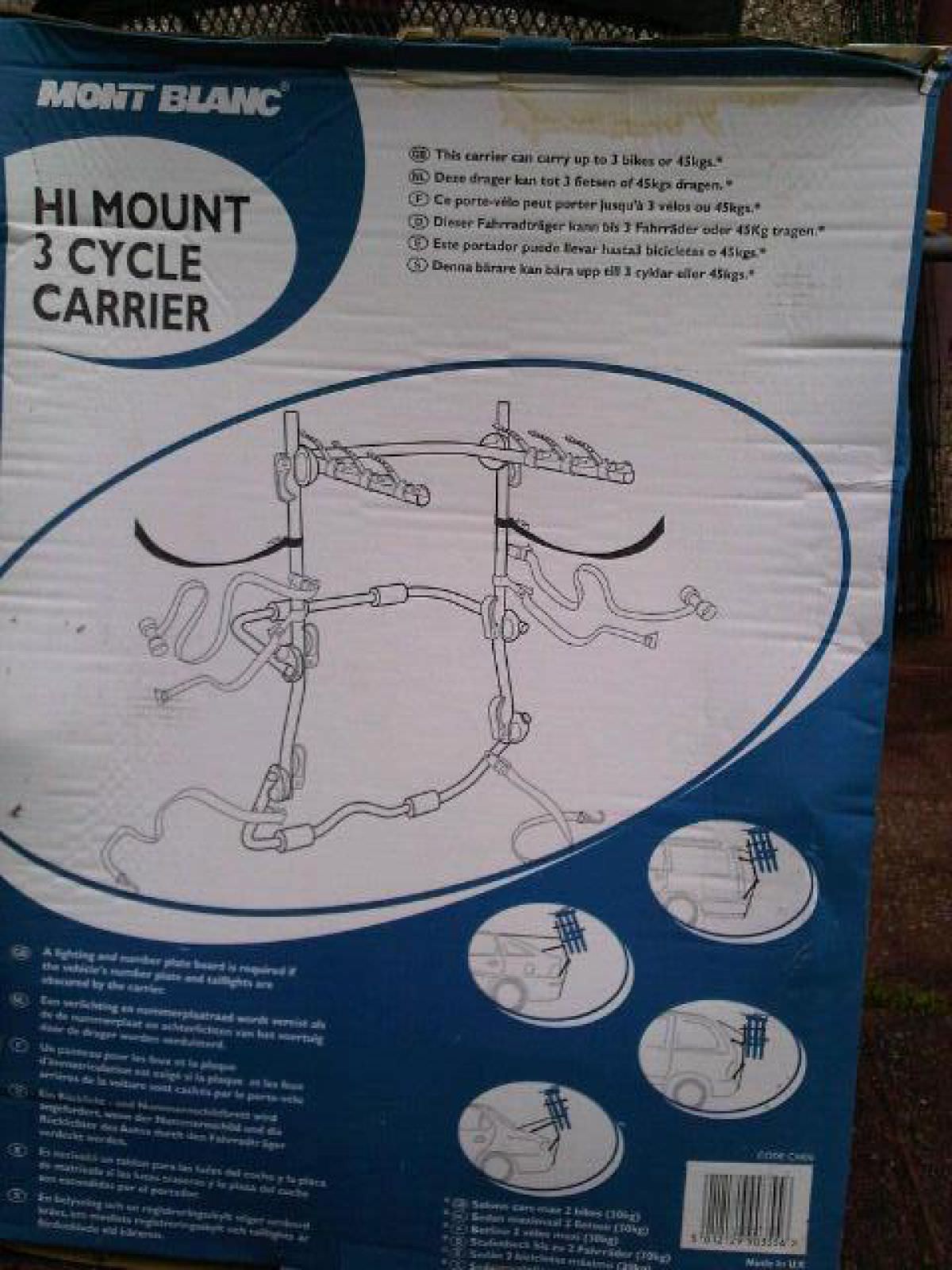 Hi Mount Cycle Carrier