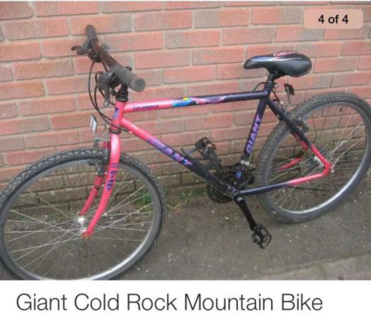 Giant cold rock mountain bike