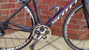 Scott foil carbon fibre road bike xs