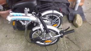 proteam folding bike used once