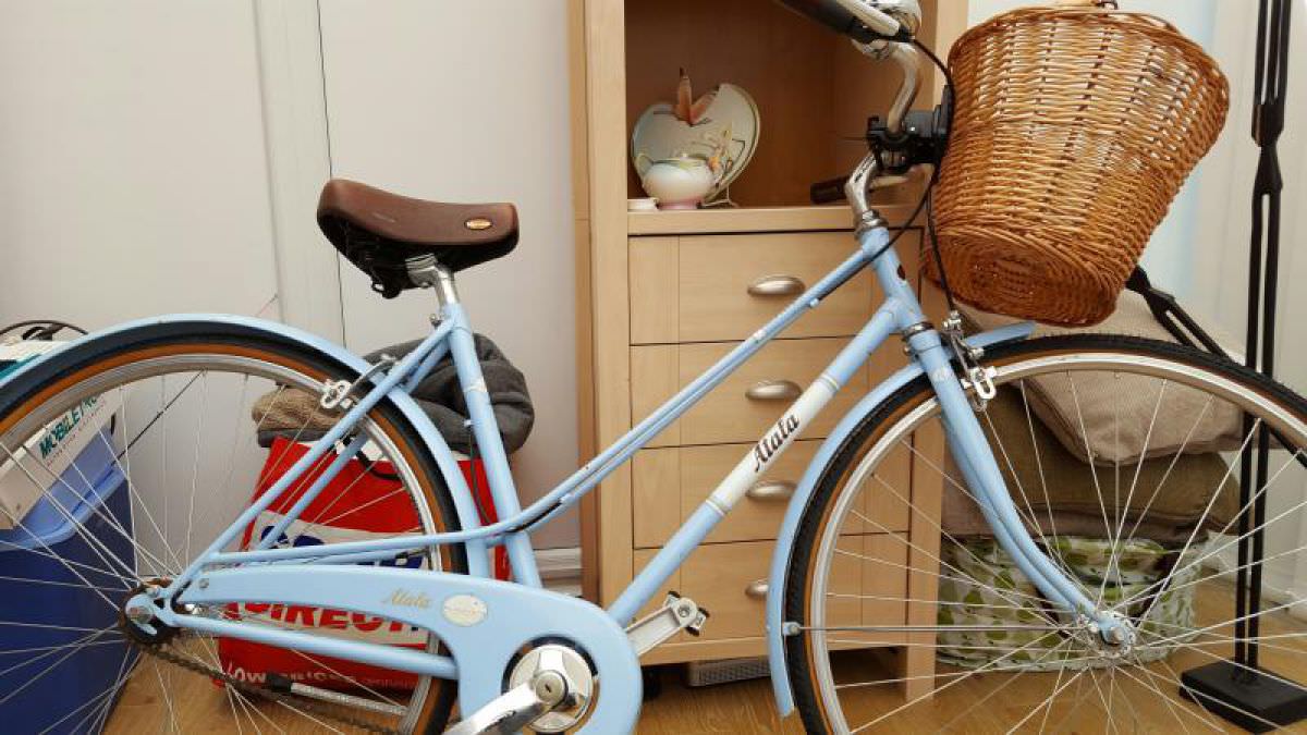 Bike. Ladies. Dutch Uban Style.