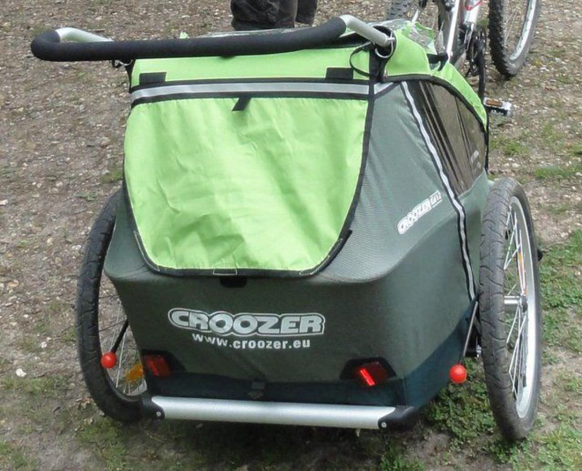Croozer Kid for 2 bike trailer (Green/Grey)