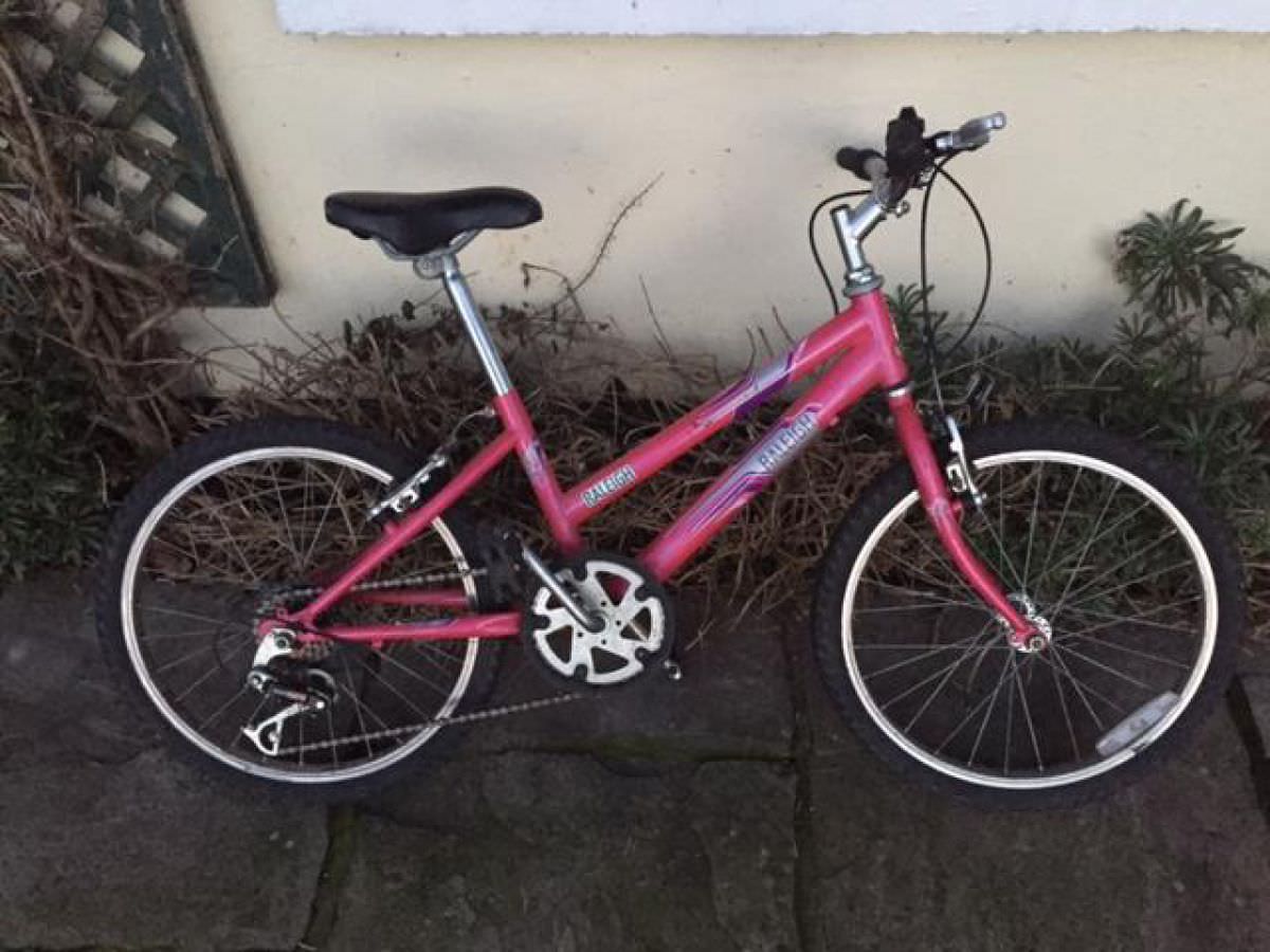 Pink Childs bike