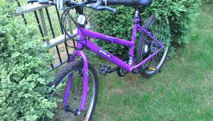 Girls Purple Bicycle
