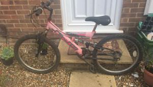Teenager / small adult full suspension mountain bike